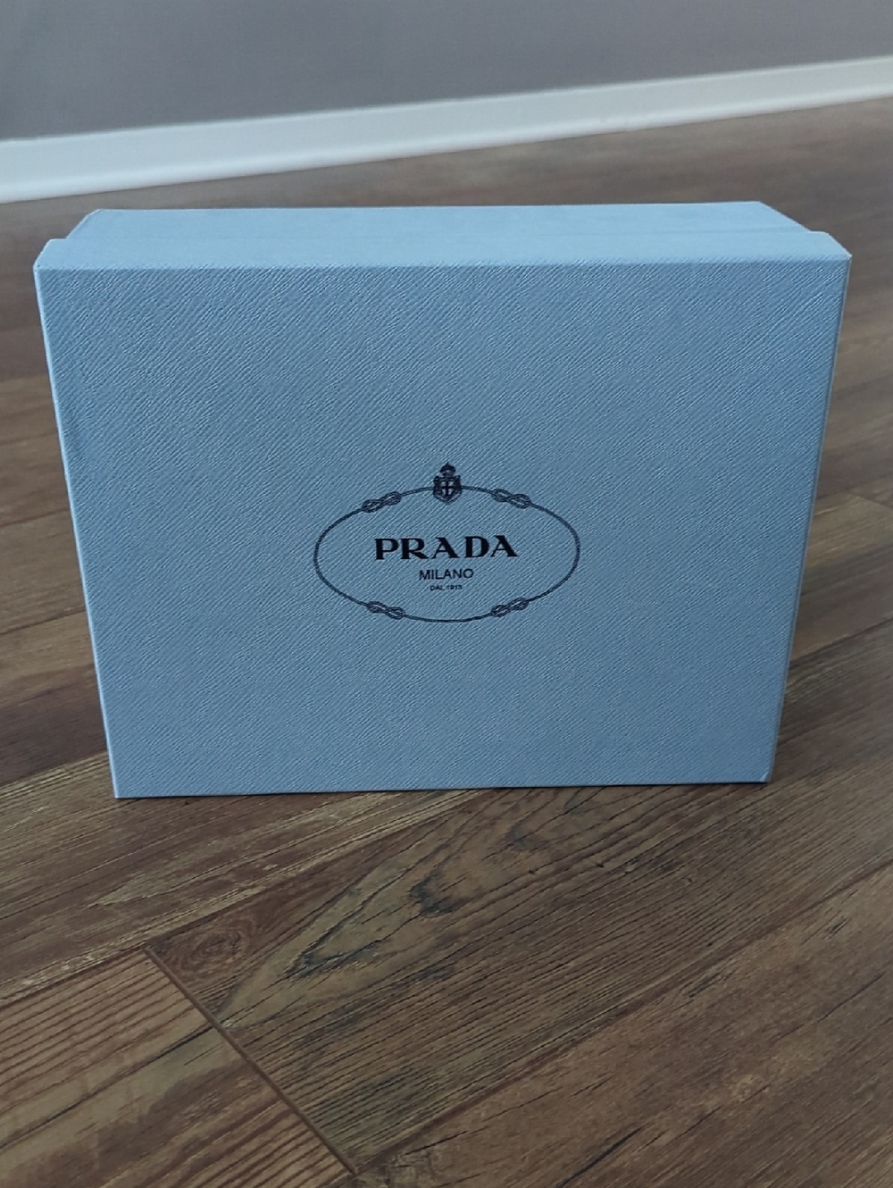 Prada Light Blue Box with Logo